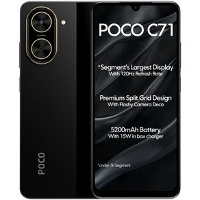 Smartphone Xiaomi Poco C71 LTE Dual Sim 6.88" 3GB/64GB Black