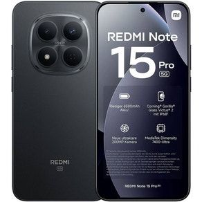 Smartphone Xiaomi Redmi Note 15 Pro 5G Dual Sim 6.83" 8GB/256GB Black